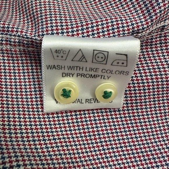 Tommy Hilfiger TLC Plaid Button-Up Shirt Men’s 17 - Picture 6 of 9